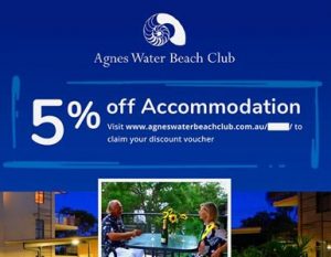 Print Graphic Design - Magazine Advert for Agnes Water Beach Club