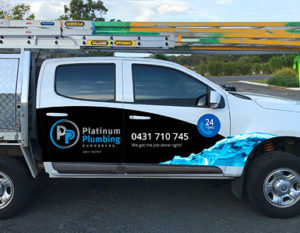 Plumbing Business - Vehicle signage design