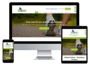 Hinkler Podiatry - website design