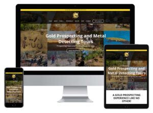 Golden Prospecting Tours - website design