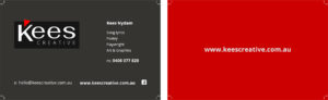 Kees Creative - Business Card design