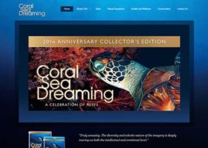 Coral Sea Dreaming - website design